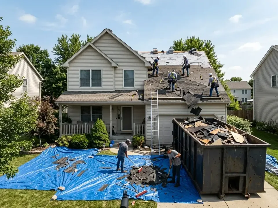 roof-replacement-debris-remova-004 — frequently asked questions, Cheapest Dumpster Rentals in Wheaton, IL